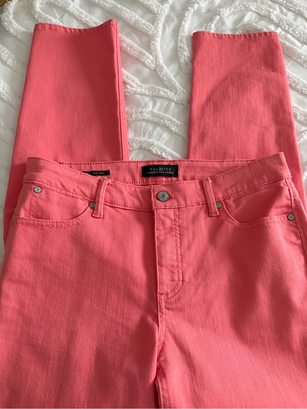 Talbots Women's Coral Slim Ankle Jeans - Picture 2 of 10